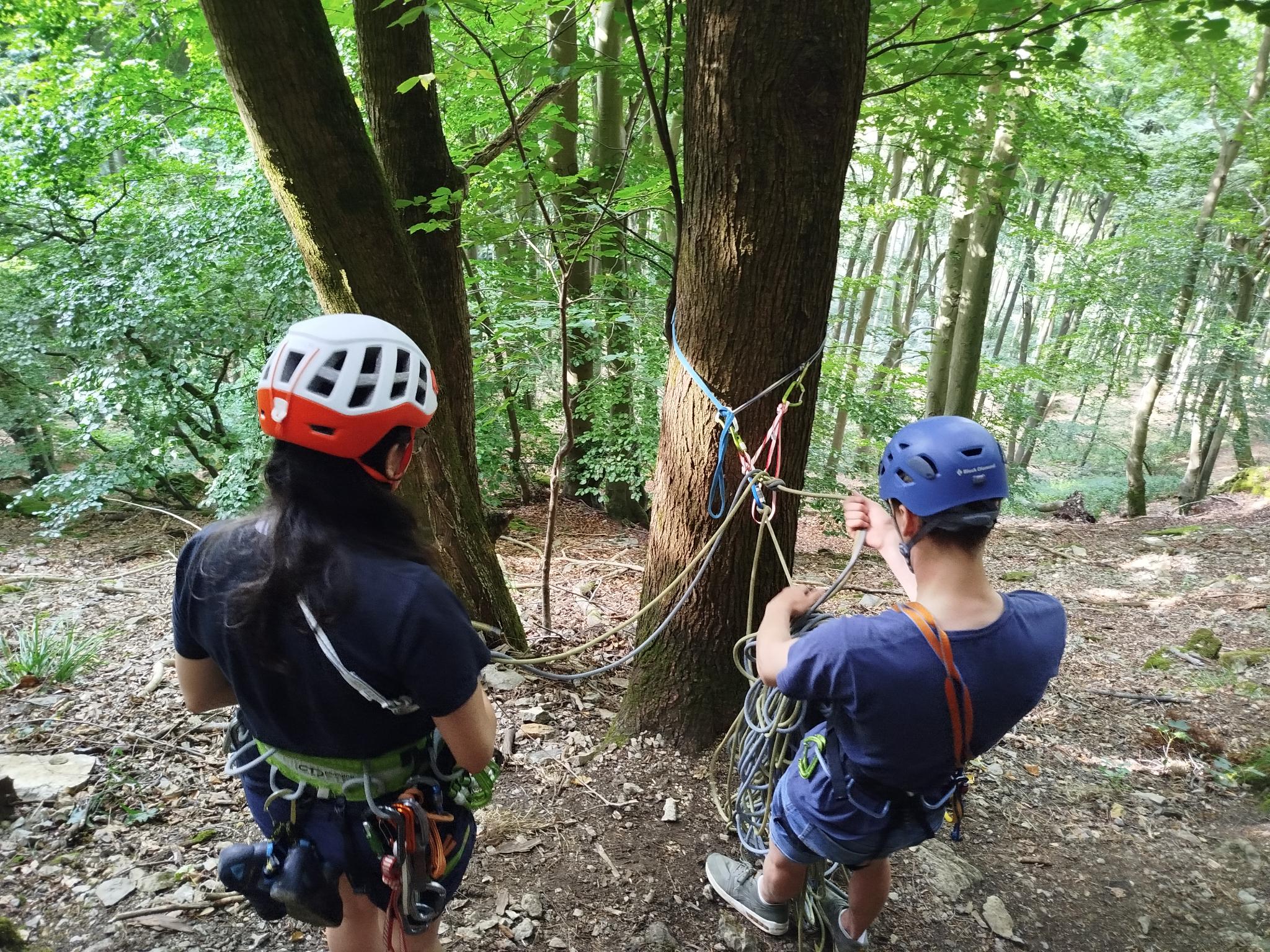 Kurs: Grundlagen Standplatzbau und erste Mehrseill&auml;ngen im Hohenstein 2026